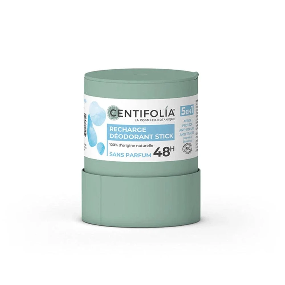 Recharge Déodorant Stick 48h 50g Sans Parfum 5en1 – Centifolia