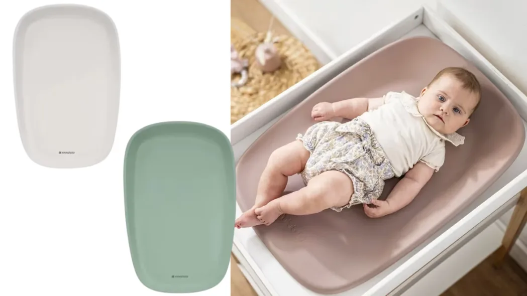 Le matelas à langer EVA Sage KikkaBoo offre à bébé un espace de change confortable go bébé Maroc. 