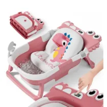 baignoire-pliable-bebe-avec-coussin-de-bain-et-affichage-temperature-rose-gobebe