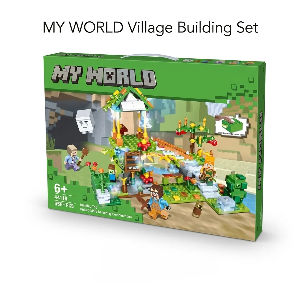 Blocs de construction Village Minecraft 556 pièces – My World
