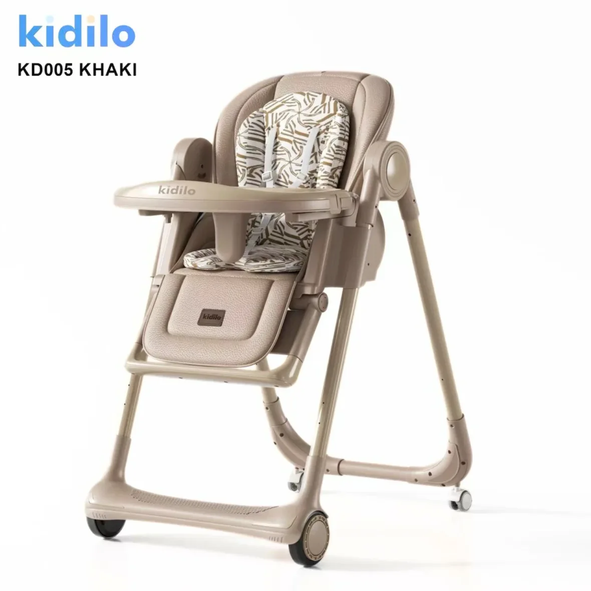 chaise-haute-bebe-KD005-reglable-et-pliable-khaki-–-kidilo-gobebe