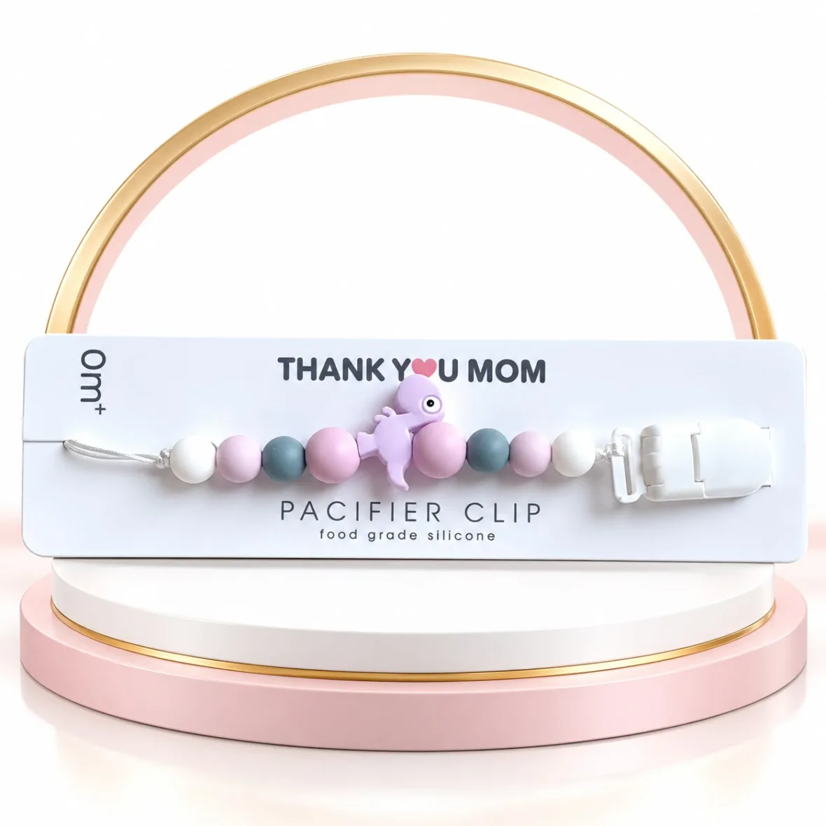 Attache sucette en perles – Thank U Mom
