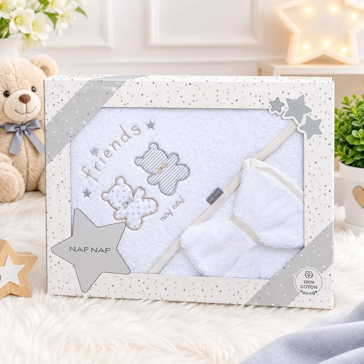 cape-de-bain-et-gant-friends-75×75-cm-beige-naf-naf-gobebe