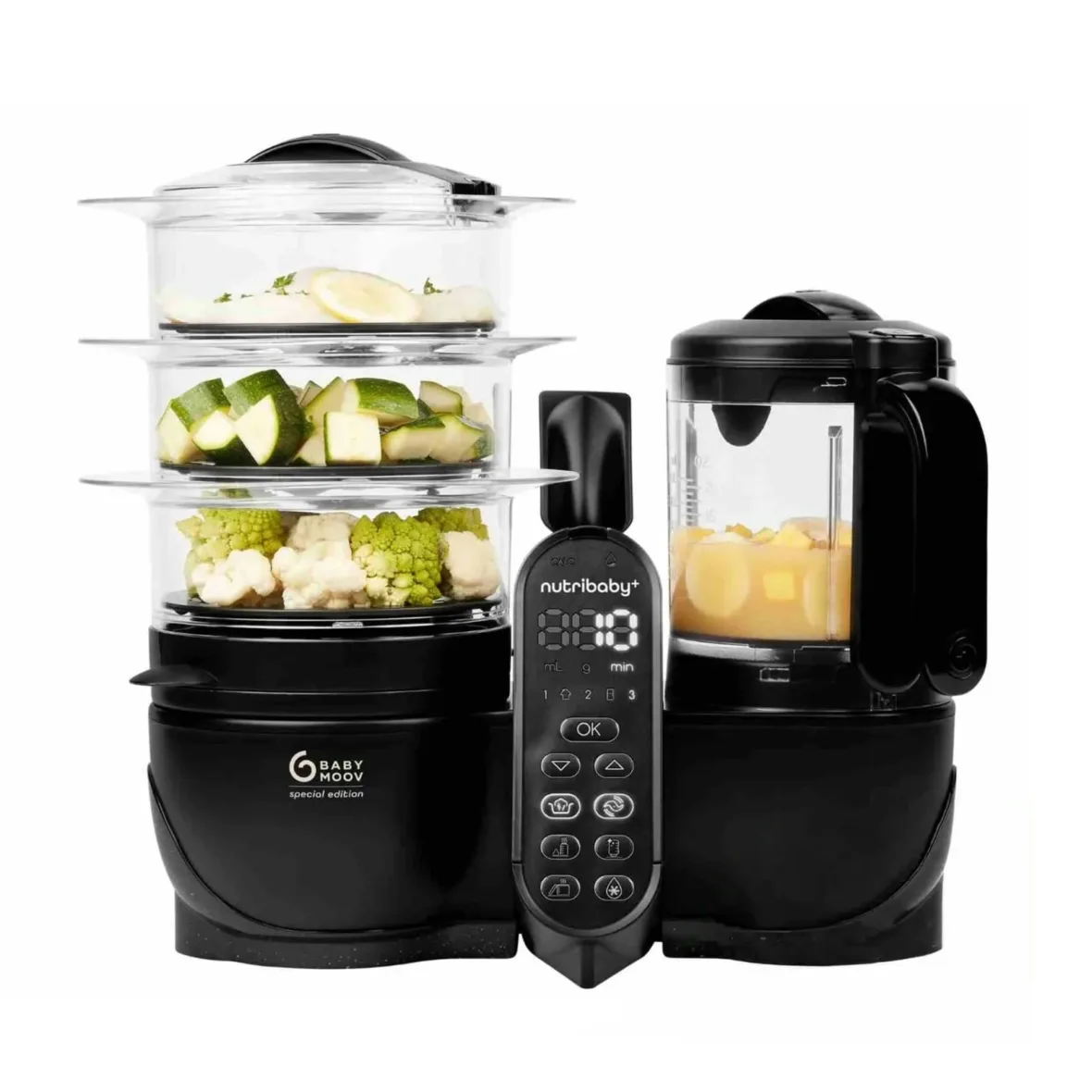 Robot Cuiseur Nutribaby(+) XL Noir – Babymoov
